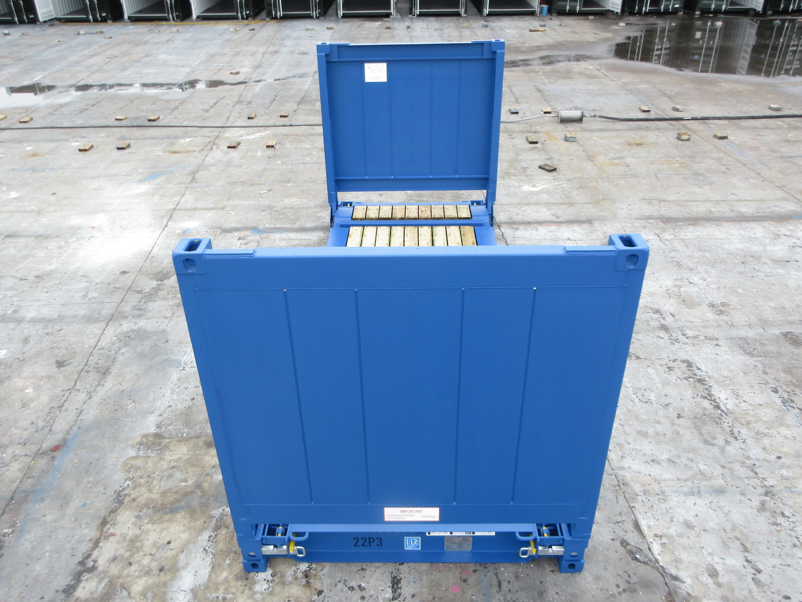 20 Fuß Flat Rack Collapsible Ends Container – Bild 6