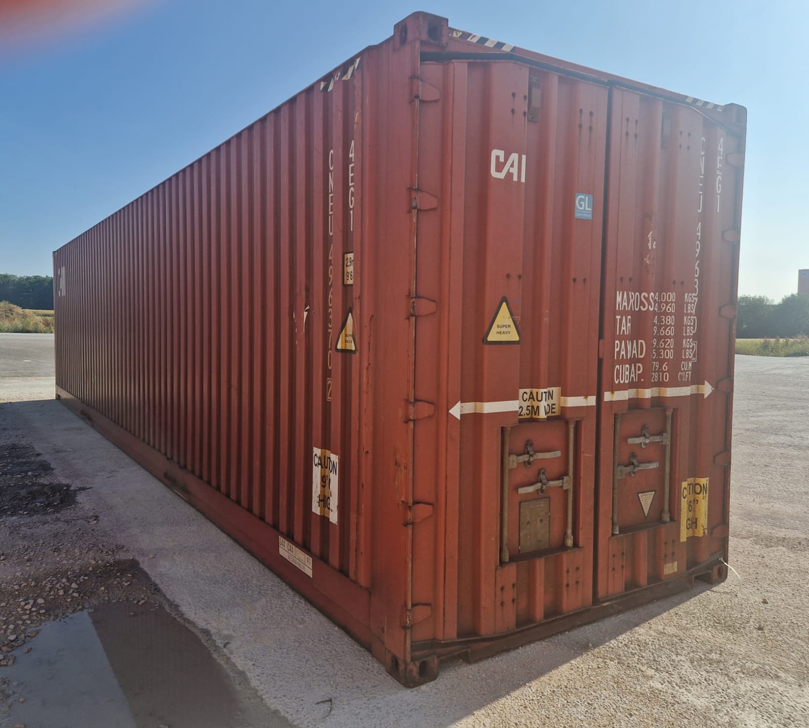 40 Fuß High Cube Pallet Wide Container – Bild 3