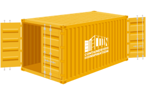 20 Fuß Double Door Container